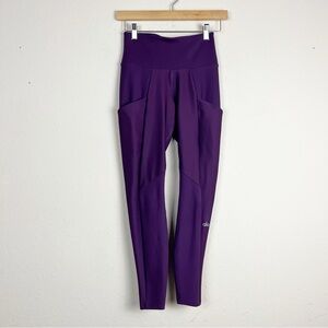 Alo Yoga Purple Pocket Leggings Size XS